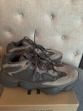 Yeezy Men's Sneakers in Taupe/Gray
